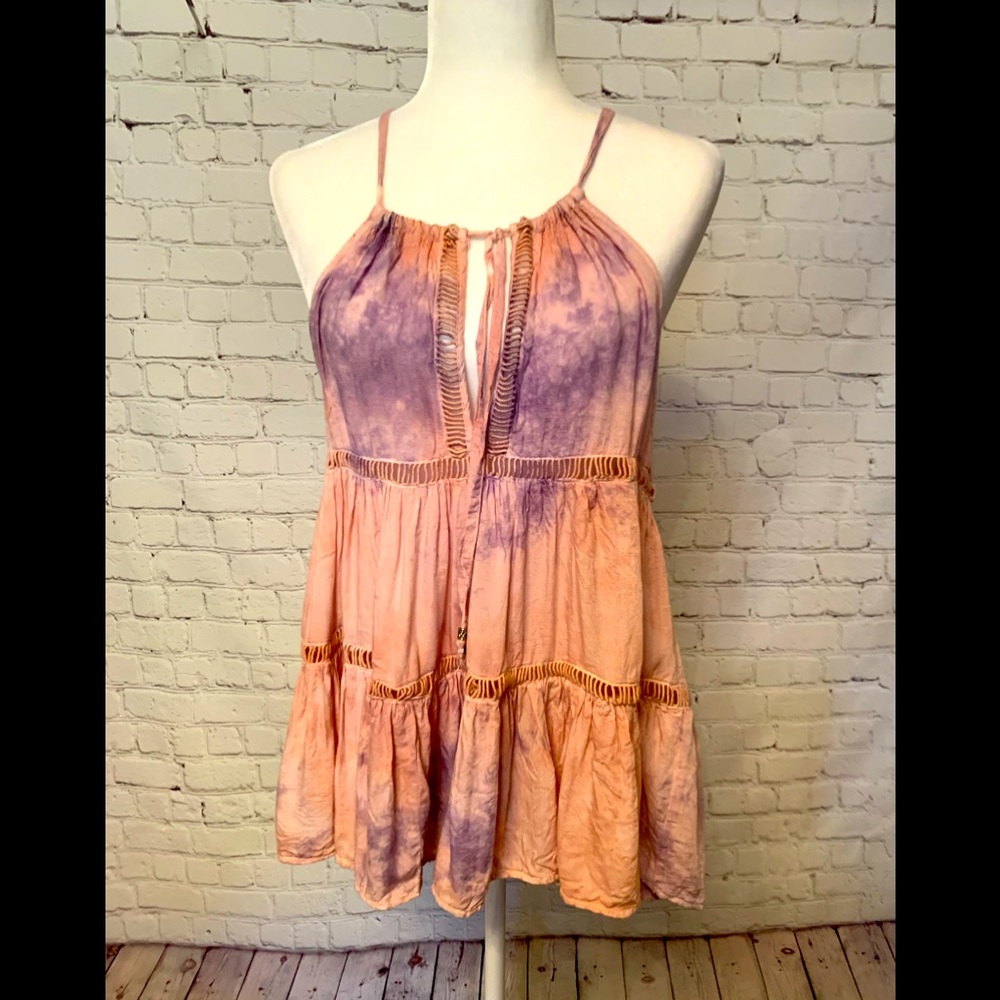 Strappy Boho Tie Dye top! Brand En Cream - Size M